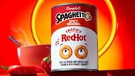 the all new New SpaghettiOs Spicy Original is available at major retailers across the country (Image via Campbell’s)